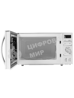 Микроволновая печь Hyundai HYM-D3027 белый, 20 л, 700 Вт, переключатели - кнопки, поворотный механизм
