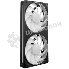 Вентилятор для корпуса Case Cooler NZXT F240 RGb Core (120x120x25мм, 4-pin PWM, RGb, 75.12CFM, 30dBA, 2400RPM, Black, Single-Frame RGb Fan Unit)