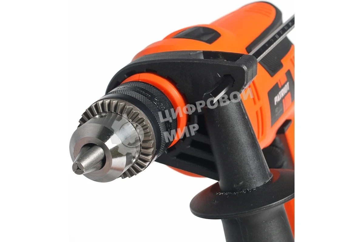 Дрель электрическая ударная PATRIOT FD600h 120301440 Эл. дрель, с ударом, мощность 600Вт, макс.диаметр 13мм, глубиномер + дополнительная ручка