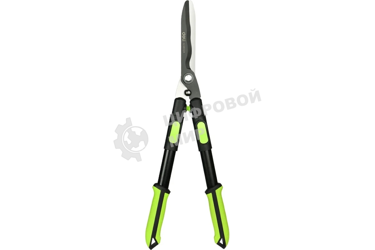 Садовые ножницы Deli DL580324 длина 630-820мм, телескопическая рукоятка, лезвие с тефлоновым покрытием, сталь SK5