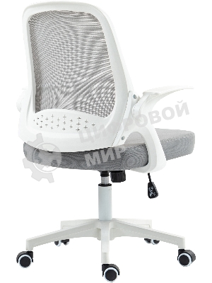Кресло компьютерное Cactus CS-WMC212-GY белый/серый, сетка/ткань