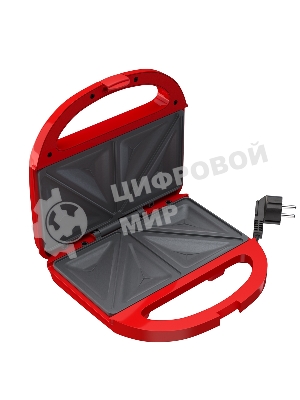 Вафельница Maxvi SM752P красный