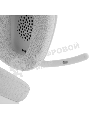 Гарнитура Logitech ZONE Vibe 100 белый, беспроводная, Bluetooth, до 20 ч