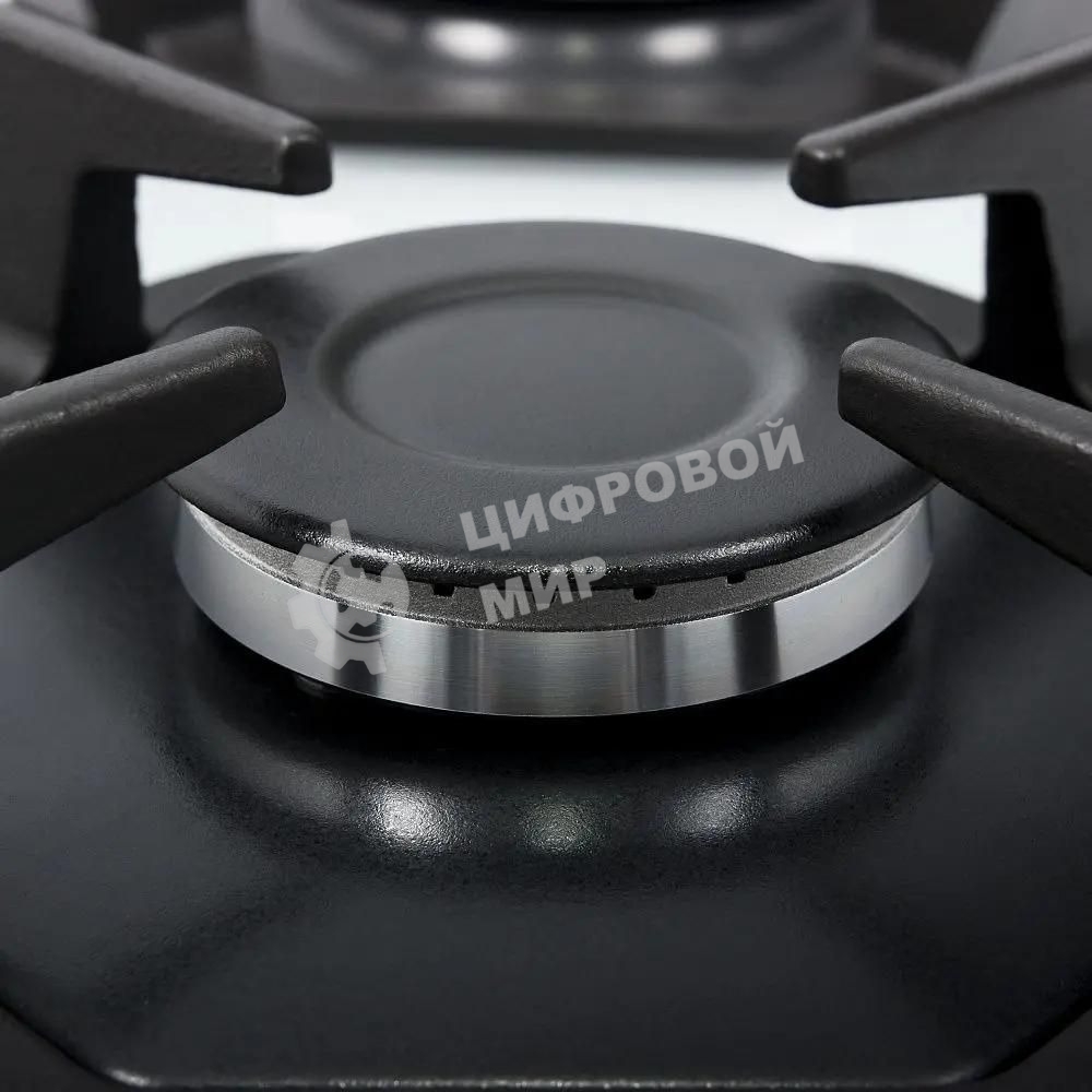 Газовая варочная панель Maunfeld EGHG.32.2CW/G, 2 конфорки, закаленное стекло, белый