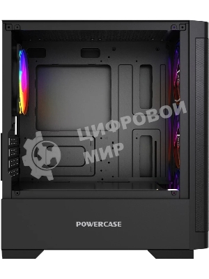 Корпус PowerCase Mistral Micro A13B, Micro-Tower, чёрный