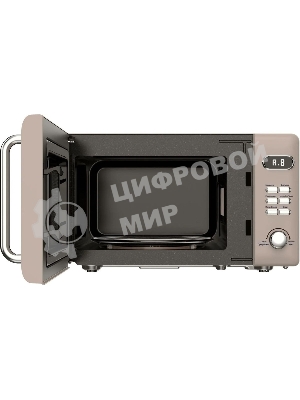 Микроволновая печь TESLER ME-2035 песочный, 20 л, 700 Вт, переключатели - кнопки, поворотный механизм