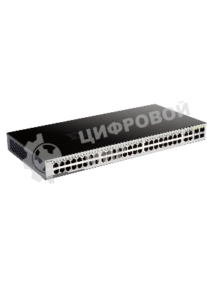Коммутатор D-Link DGS-1052/A3A, 48×1 Гбит/с + 4×1 Гбит/с Combo, неуправляемый