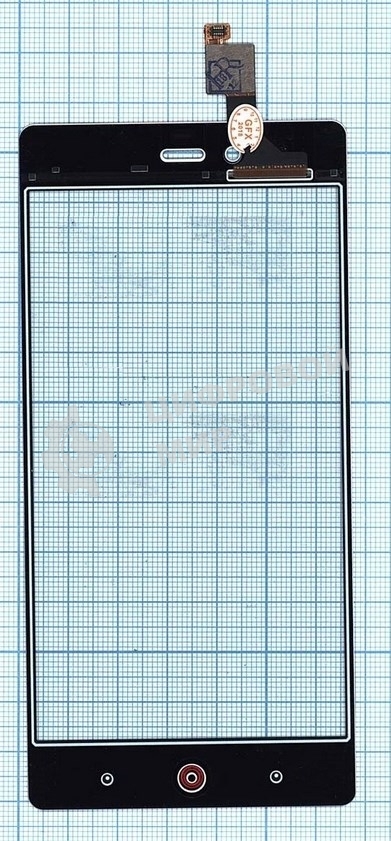 Сенсорное стекло (тачскрин) для ZTE Nubia Z9 Mini, белое