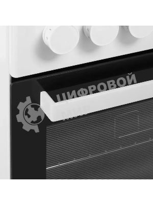 Плита электрическая Maunfeld MEC55CW08D белый, конфорок 4 шт, духовка 60 л, 50 см x 85 см x 60 см