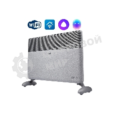 Конвектор электрический Ballu Apollo digital INVERTER Moon Gray BEC/ATI-2001 серый, 2000 Вт, 25 м2, термостат, дисплей, WiFi