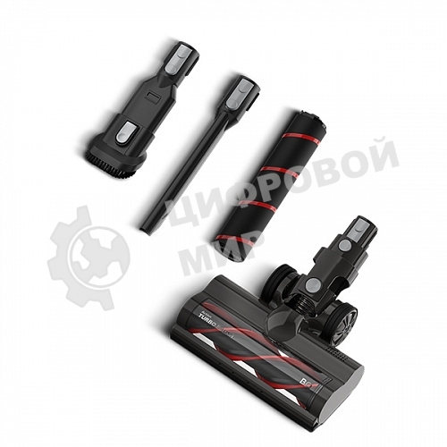 Беспроводной пылесос BQ VCA0104H серый, питание от аккумулятора, 130 Вт, уборка сухая, пылесборник 0.5 л, работа от АКБ max 45 мин.