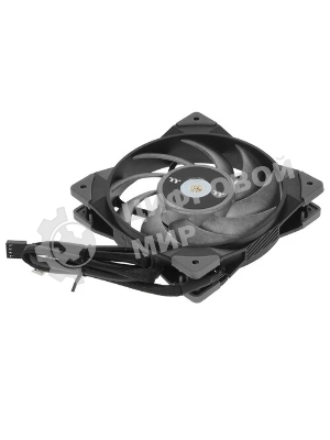 Вентилятор для корпуса Thermaltake TOUGHFAN 12 Turbo черный, 120 мм, 2500 об/мин, 28.1 дБ, 4 pin
