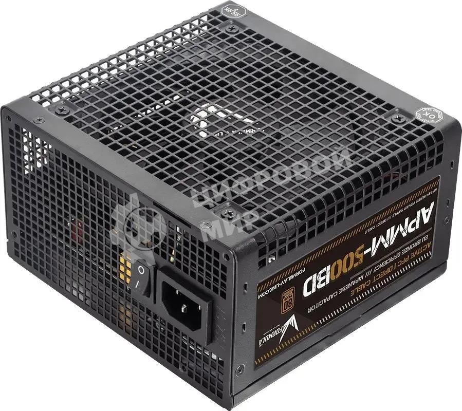 Блок питания Aerocool/Formula APMM-500BD, 500Вт, 80 PLUS Bronze, 120мм, черный