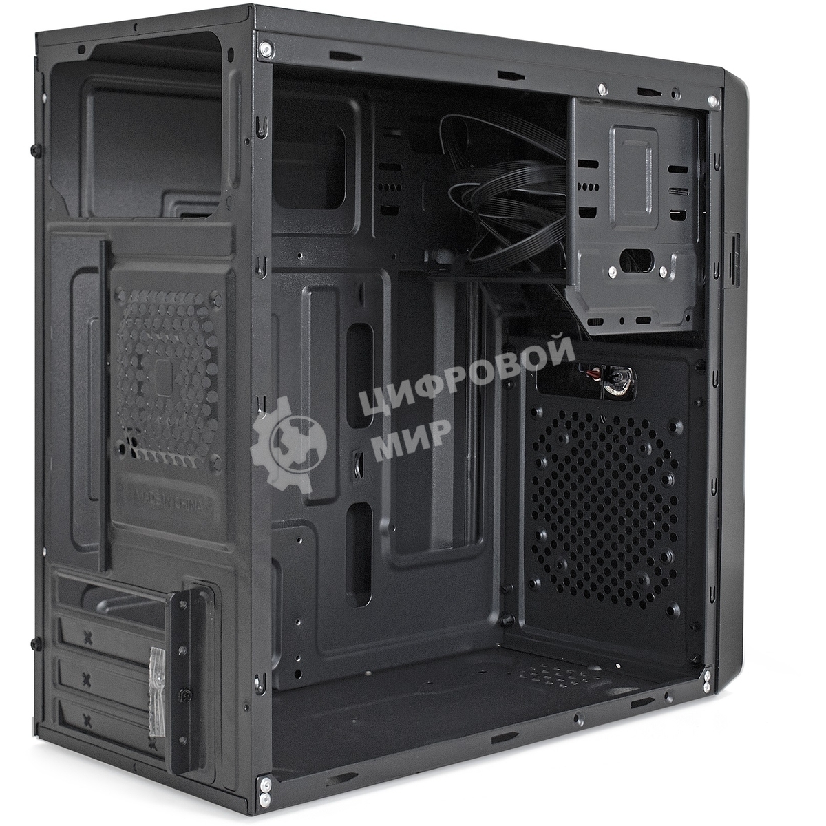 Компьютерный корпус Minitower ExeGate EX286412RUS BA-309 (mATX, без БП, 2хUSB, HD аудио, черный)