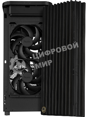 Компьютерный корпус ASUS PROART PA401 WOOD TG PWM черный