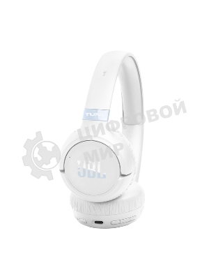 Беспроводные/проводные наушники JBL Tune 680NC белый, накладные, Bluetooth + проводной, адаптивное шумоподавление