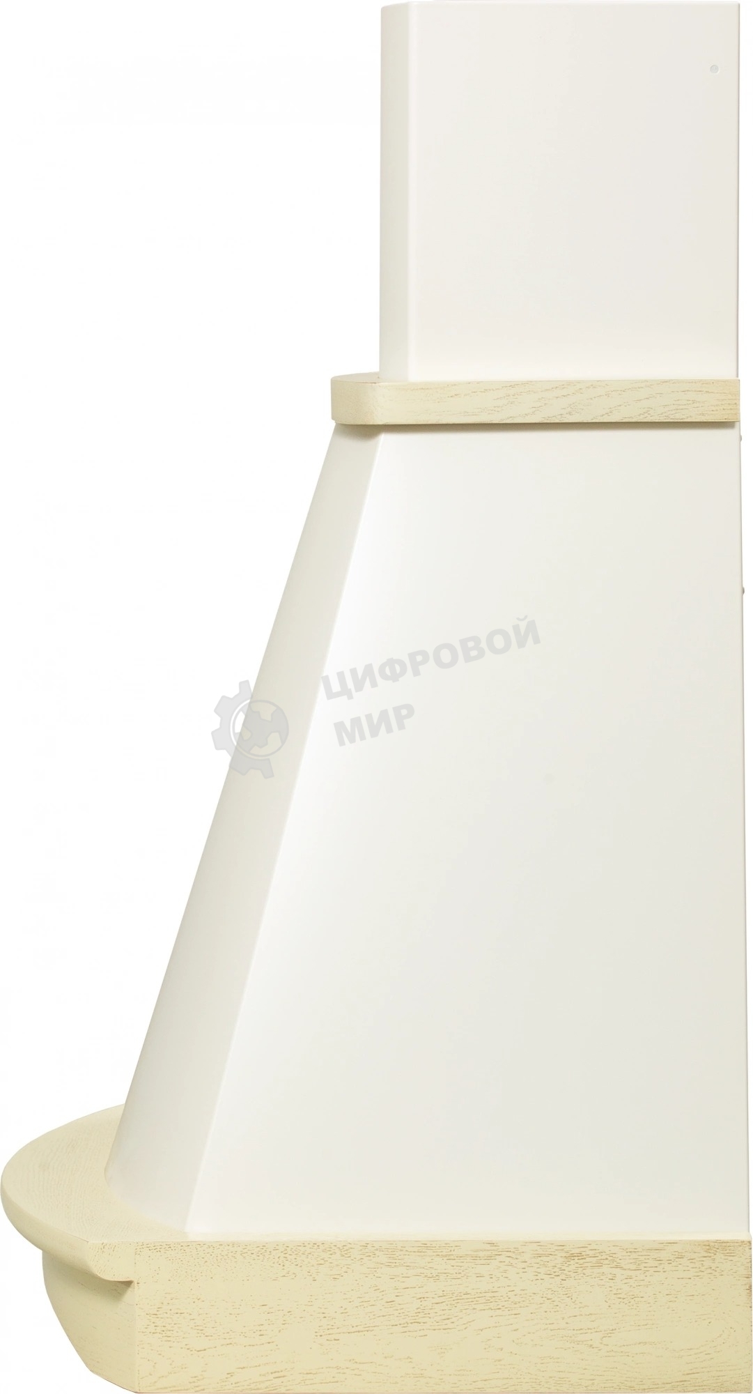 Вытяжка каминная Elikor Ротонда 60П-650-П3Л бежевый, 60 см, 650 куб. м/ч, 56 дБ