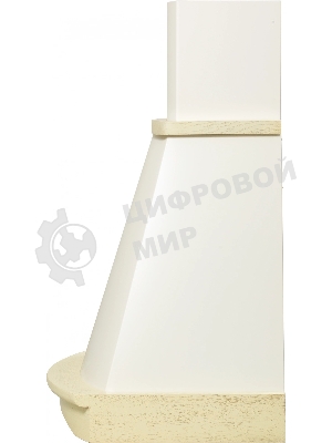 Вытяжка каминная Elikor Ротонда 60П-650-П3Л бежевый, 60 см, 650 куб. м/ч, 56 дБ