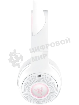 Гарнитура Razer Kraken Kitty V2 BT белый, беспроводная, Bluetooth, подсветка Razer Chroma RGB