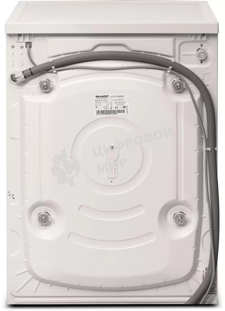 Стиральная машина Sharp ES712RW белый, загрузка фронтальная 7 кг, 1200 об/мин, класс: A+++