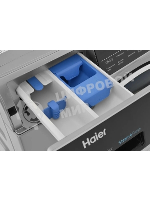 Стиральная машина Haier HWD80-BP14979S серебристый, загрузка фронтальная 8 кг, 5 кг - сушка, 1400 об/мин, класс: B