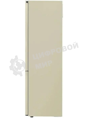 Холодильник LG GA-B509CEWL бежевый двухкамерный 277/107л морозилка снизу, No Frost