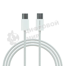 Кабель MORE CHOICE (4620202550392) K77a нейлон USB 3.0A PD 100W для Type-C Type-C 2м белый