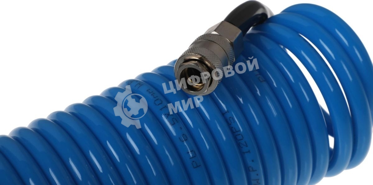 Шланг FUBAG 170302 спиральный с фитингами рапид полиуретан 15 бар 6x10мм 15м