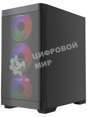 Корпус PowerCase Mistral Micro A13B, Micro-Tower, чёрный