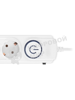 Сетевой фильтр Ippon BK-6-EU-1.8-10-W 1.8 м, 6 розеток, белый, коробка