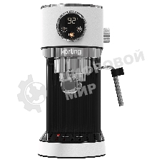 Кофеварка рожковая Korting KCM 1003 EW белый, исп. кофе - молотый, 1.2 л, 1350 Вт, 20 бар