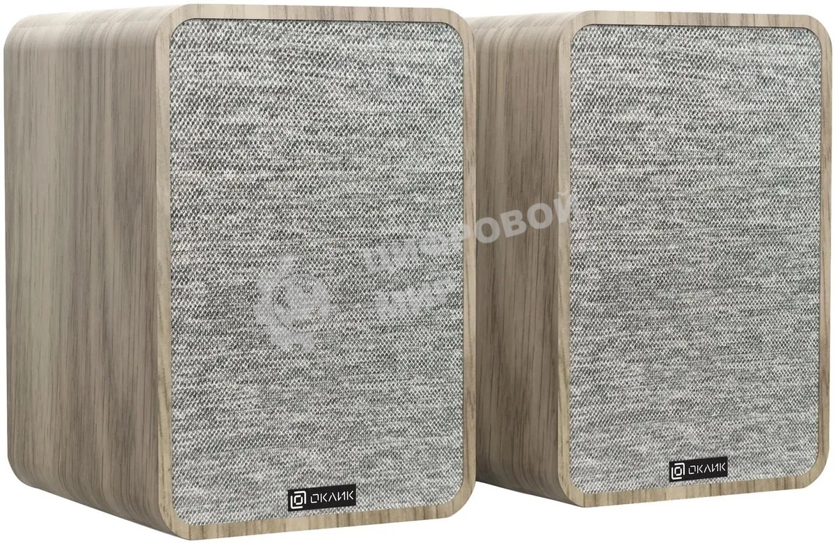Акустическая система Оклик OK-417A 2.0 светлое дерево 40Вт BT