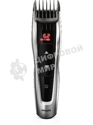 Машинка для стрижки Philips HC9420/15 серебристый/черный (насадок в компл:3шт)
