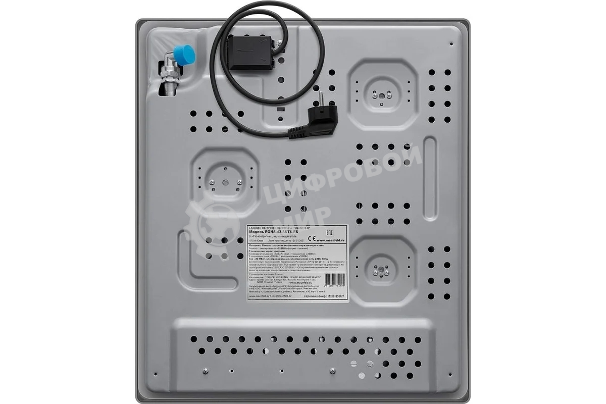 Газовая варочная панель Maunfeld EGHS.43.3STS-ES/G