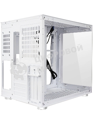 Компьютерный корпус Ginzzu V580 RGb подсветка, закаленное стекло 1хUSB 3.0,1хUSB 2.0, AU белый ATX