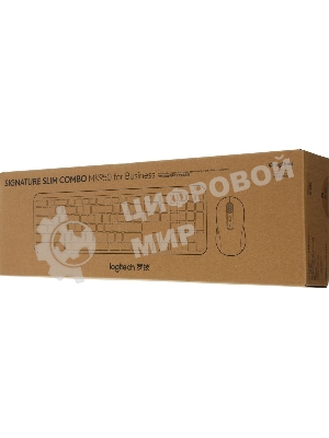 Комплект клавиатура+мышь Logitech MK950 беспроводной, USB, графитовый/чёрный