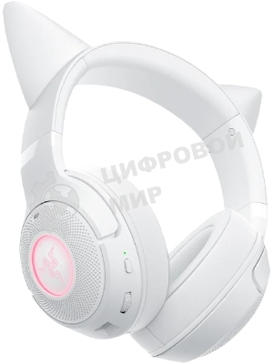 Гарнитура Razer Kraken Kitty V2 BT белый, беспроводная, Bluetooth, подсветка Razer Chroma RGB