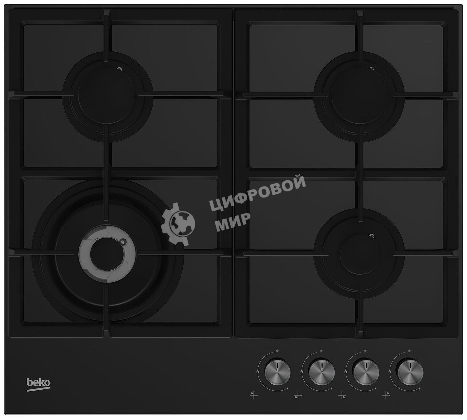 Газовая варочная панель Beko HILW 64225 S, черный