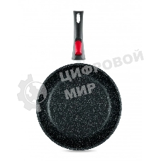 Сковорода НМП Литая L18028i, 28 см, серый