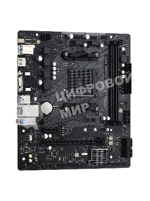 Материнская плата ASRock A520M-HVS, AM4, AMD A520, 2xDDR4, 4xSATA, 1xM.2, 1xPCIe 3.0 x16, 1xPCIe 3.0 x1, 1xHDMI, 1xVGA, 1x 1Gb LAN, 3x3.5 мм, 7.1, mATX