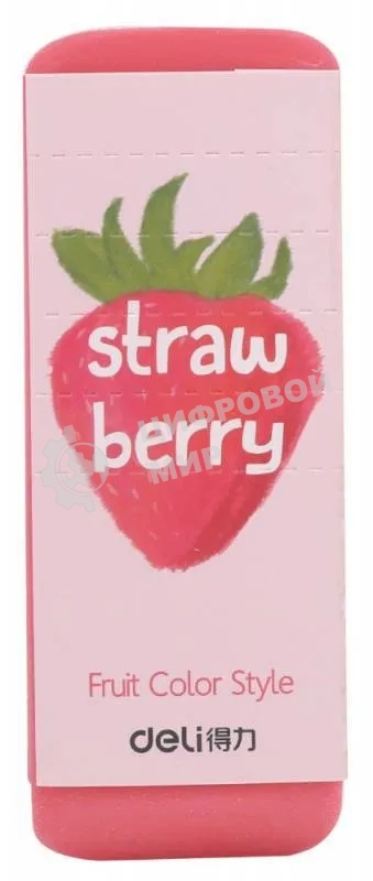 Ластик Deli 71050 108х40х12мм, ассорти, индивидуальная картонная упаковка