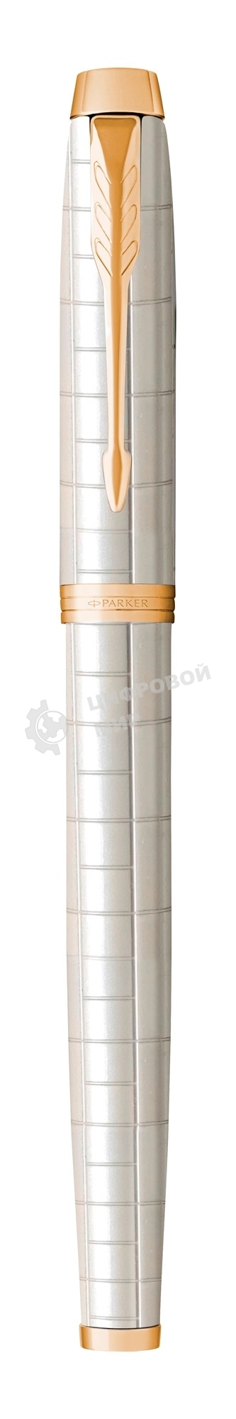 Ручка роллер Parker IM Premium T318 (CW2143646) Pearl GT, F, черные чернила, подарочная коробка