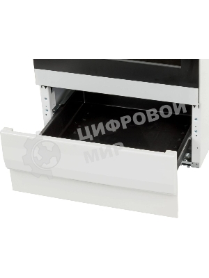 Плита электрическая Hansa FCEW54120 белый, конфорок 4 шт, духовка 62 л, 50 см x 85 см x 60 см