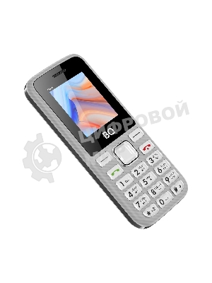 Мобильный телефон BQ 1860 Gem серый (без СЗУ в комплекте)