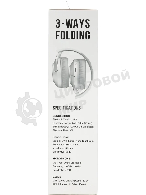 Гарнитура A4Tech 2Drumtek BH300 серебристый, беспроводная + проводная, Bluetooth, до 35 ч