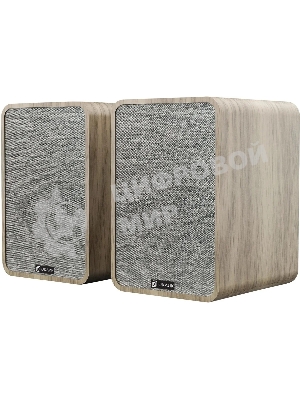 Акустическая система Оклик OK-417A 2.0 светлое дерево 40Вт BT