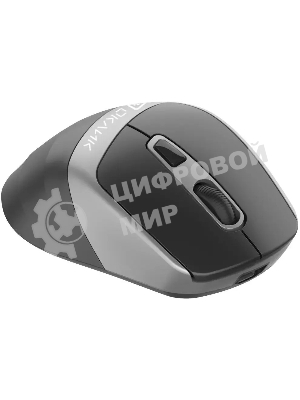 Мышь беспроводная Oklick 516MW черный/серебристый, 1600 dpi, радиоканал, Bluetooth, USB, кнопки - 6