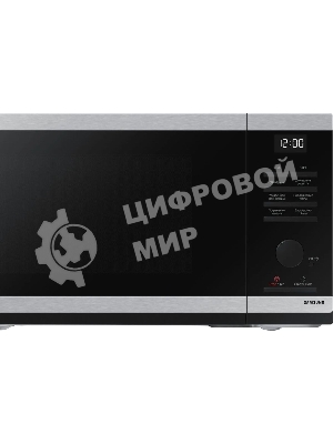 Микроволновая печь Samsung MG23DG4524ATBW нержавеющая сталь/черный 23 л, 800 Вт, переключатели - поворотный механизм