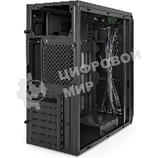 Компьютерный корпус Miditower ExeGate XP-334UC-UNS400 (ATX, БП UNS400 с вент. 12см, 1хUSB/1хUSB 3.0/1хTypeC, аудио, черный)