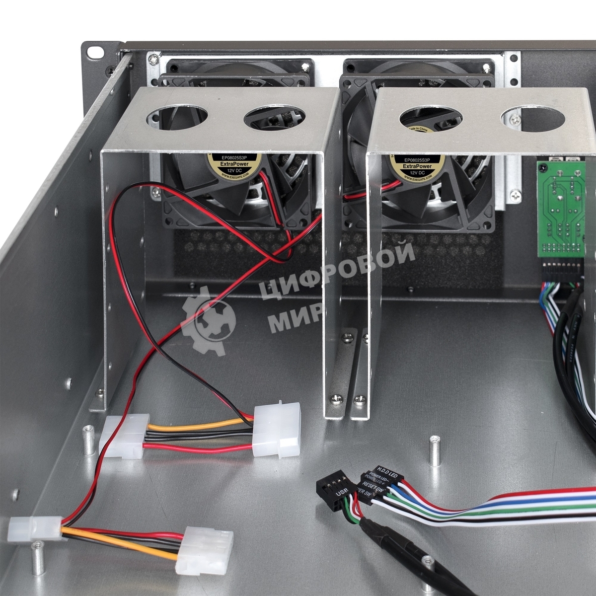 Серверный корпус ExeGate Pro 3U390-08 (RM 19